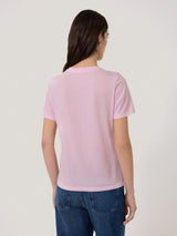 Supima Cotton Crew Neck Tee | Bloom Pink
