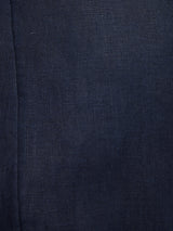 Light Linen Shell Top | Navy