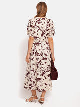 Silhouette Peony Smocked Dress | Cream