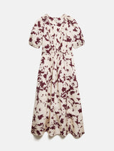 Silhouette Peony Smocked Dress | Cream