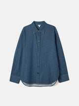 Denim Relaxed Shirt | Indigo