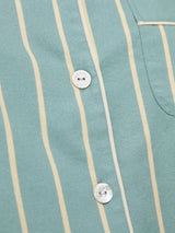 Brushed Twill Stripe Pyjamas | Blue