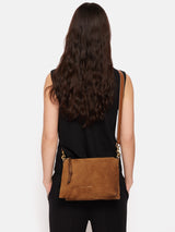 Ava Suede Cross Body | Tan
