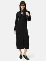 Reef Small Silk Twill Scarf | Monochrome