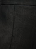 Irish Linen  Twill Palazzo Trouser | Black