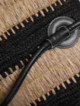 Raffia Stripe Tote | Beige