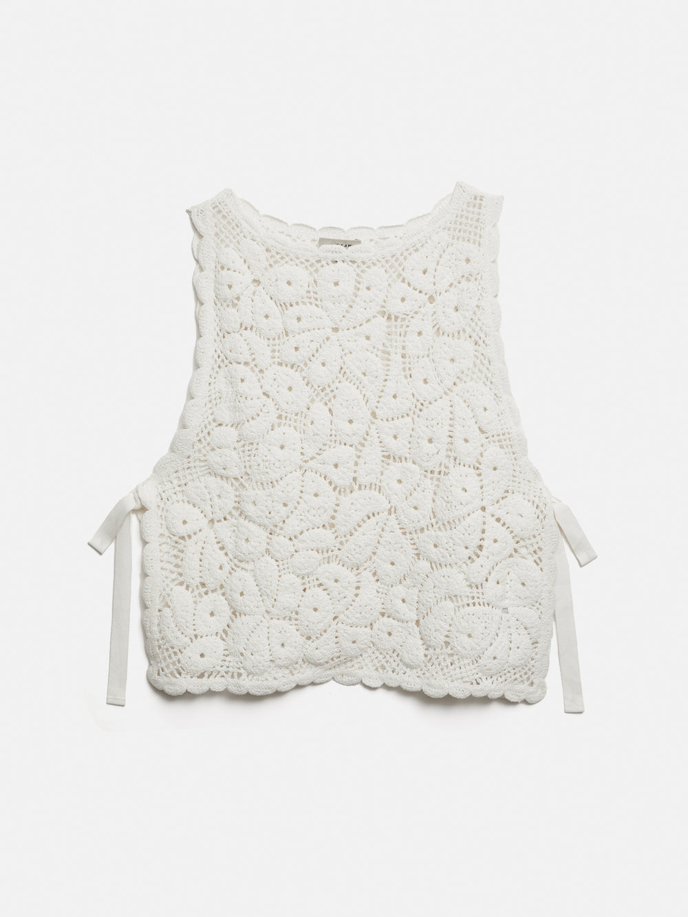 InWear NETE IW Crochet Tank Top Ecru