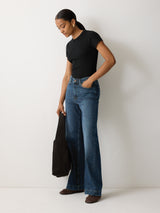 Fine Cotton Baby Tee | Black