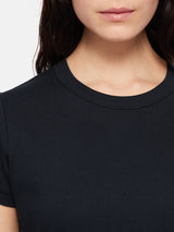 Fine Cotton Tee | Navy