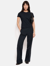 Fine Cotton Tee | Navy