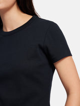 Fine Cotton Tee | Navy