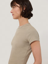 Fine Cotton Baby Tee | Grey