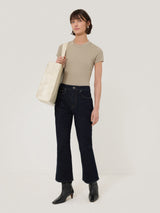 Fine Cotton Baby Tee | Grey