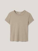 Fine Cotton Baby Tee | Grey