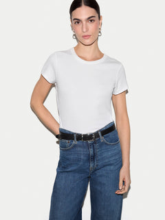 Fine Cotton Baby T-shirt | White