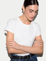 Fine Cotton Baby T-shirt | White