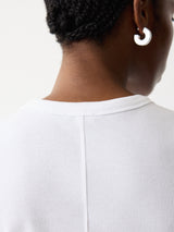 Fine Cotton Baby Tee | White