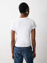 Fine Cotton Baby Tee | White