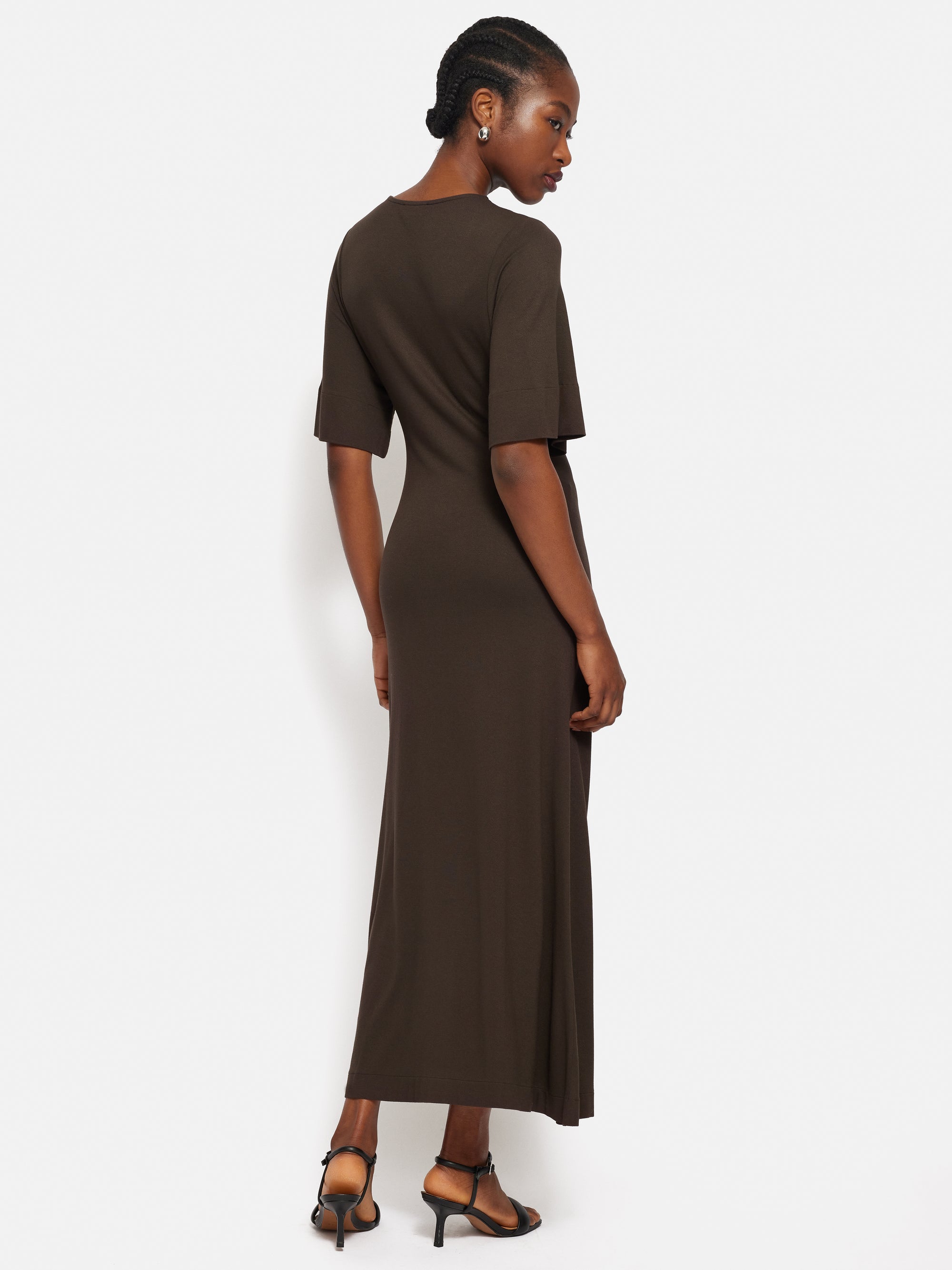 Twist Classic Button Dress