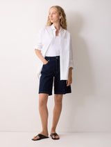 Square Neck Layering Tank | White