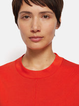 Cotton Riley T-Shirt Dress | Red