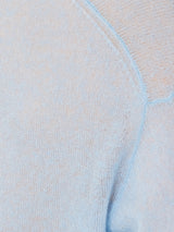 Soft Gauzy Knit T-shirt | Light Blue