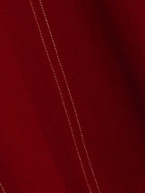 Sleeveless Stitched Dress | Red