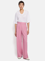 Nik Fluid Twill Trouser | Pink