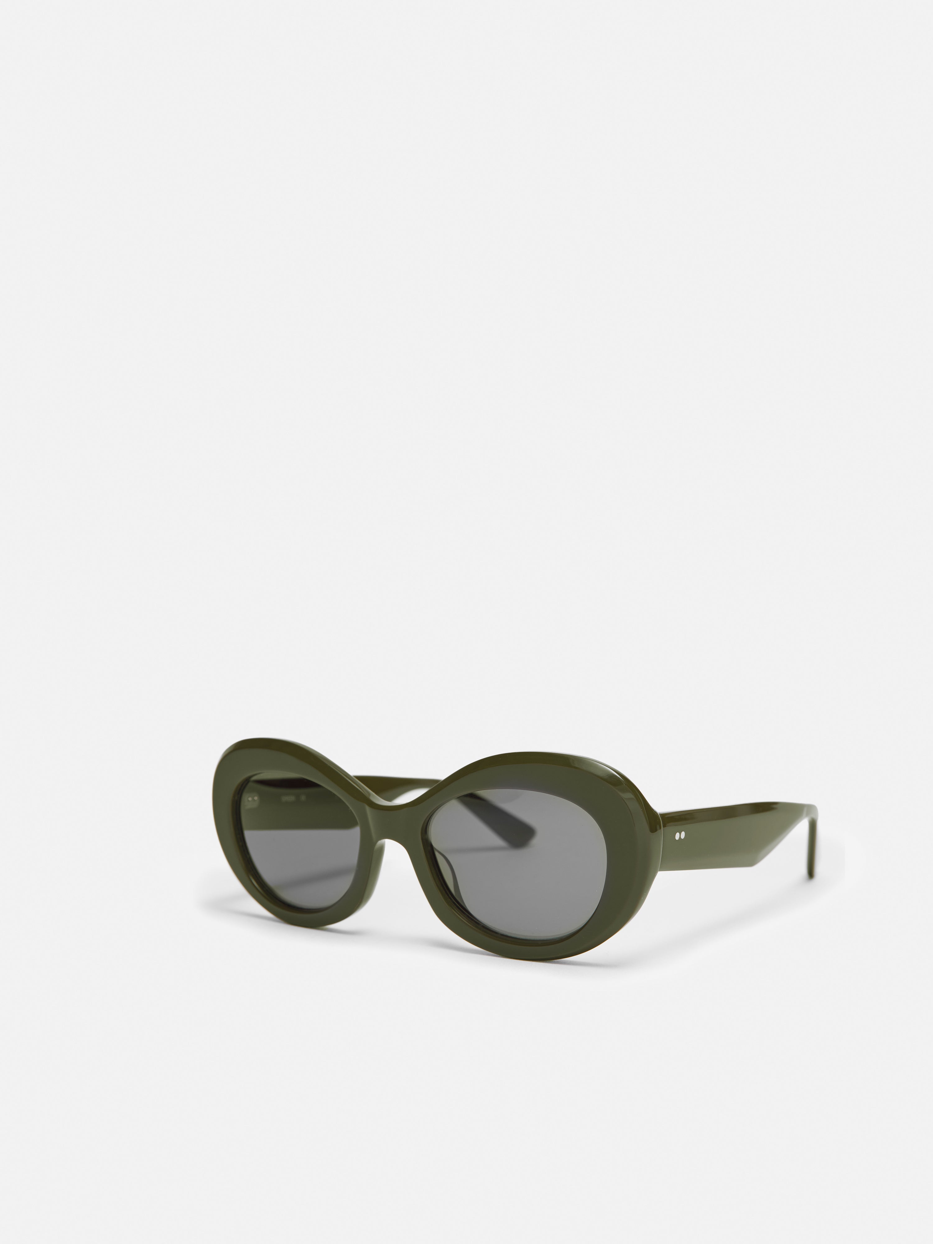 Upton Oval Sunglasses | Green – Jigsaw