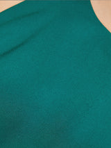 Satin Sleeveless Top | Green