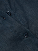 Linen Casual Shirt | Navy