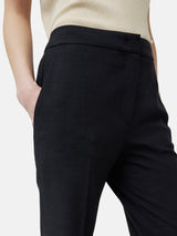 Short Crosshatch Mason Trouser | Navy