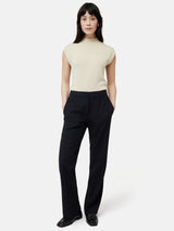 Short Crosshatch Mason Trouser | Navy