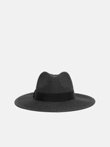 Straw Fedora | Black
