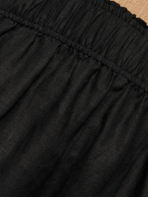 Linen Short | Black