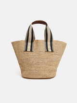 Soft Raffia Tote | Natural