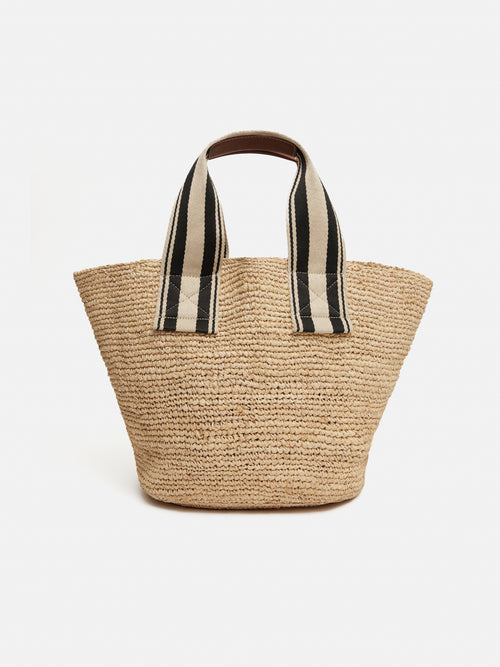 Soft Raffia Tote | Natural