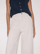 Hampstead Wide Leg Jean | White