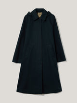 British Millerain Cotton Rain Mac | Navy