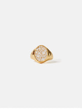Diamante Signet Ring | Gold