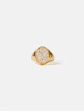 Diamante Signet Ring | Gold