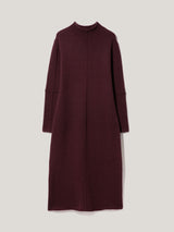 Wool Cashmere Blend Dress | Burgundy Jigsaw Wool Cashmere Blend Dress | Burgundy Jigsaw