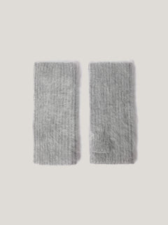 Halo Cashmere Mittens | Grey