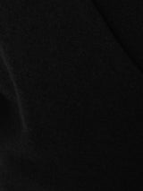 Boiled Wool Blend Disc Dress | Black