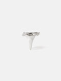 Crumpled Textured Ring | Silver