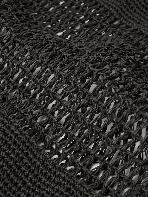 Crochet Tote | Black