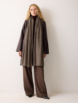 Pure Cashmere Scarf | Taupe
