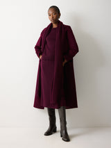 Pure Cashmere Scarf | Burgundy