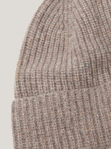 Wool Cashmere Blend Beanie | Oatmeal