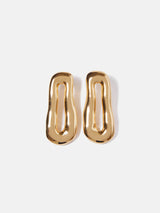 Organic Loop Earrings | Gold